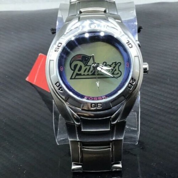 New England Patriots NFL Stainless Steel Fossil Kaleido Watch NEW!! - Picture 4 of 4